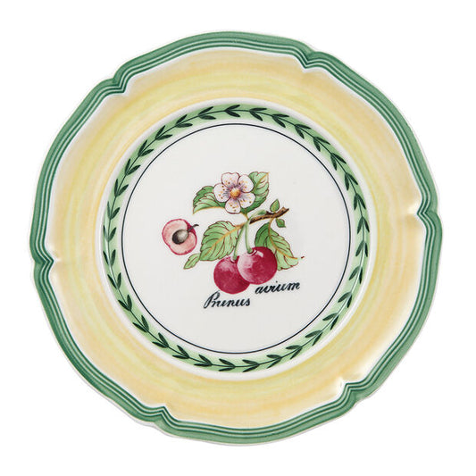 French Garden Valence - Cherry Appetizer/Dessert Plate (Set of 6)